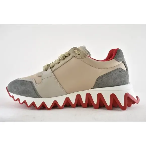 Christian Louboutin Nastroshark Donna Flat Saharienne Platform Lowtop Sneaker 38 - Picture 10 of 14